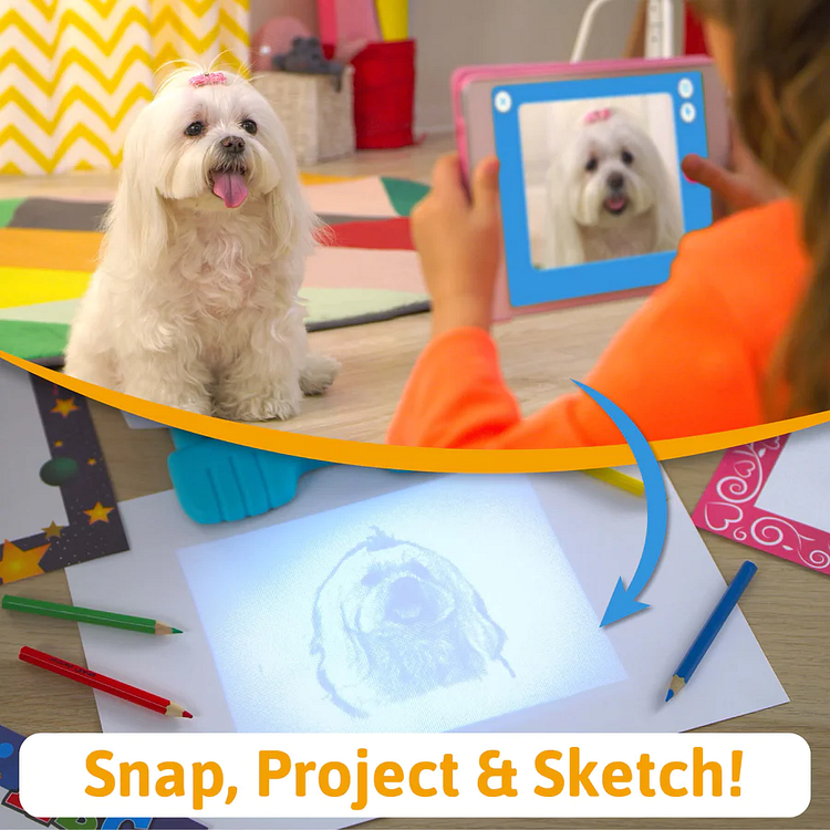 Kid Gift Recommendation For Kids That Love To Draw - Just Snap, Project &  Sketch with smART Sketcher 