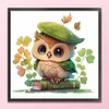 Owl - 18CT Stamped Cross Stitch 20*20cm/7.87*7.87in