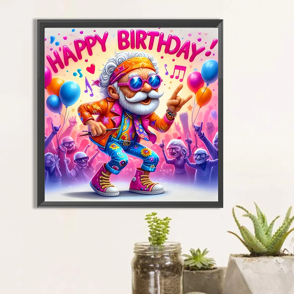 Diamond Painting - Full Round Drill - Grandma(Canvas|40*40cm)