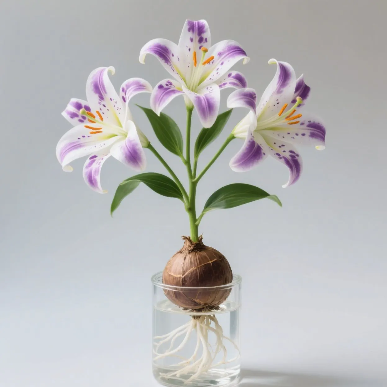 🌸 Water-Grown Lily – Fragrance & Elegance in a Glass! 🌿