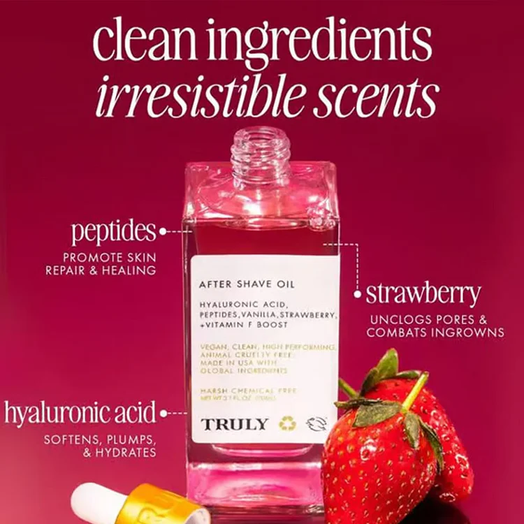 🍓🍓After Shave Oil - Strawberry & Vanilla Scent
