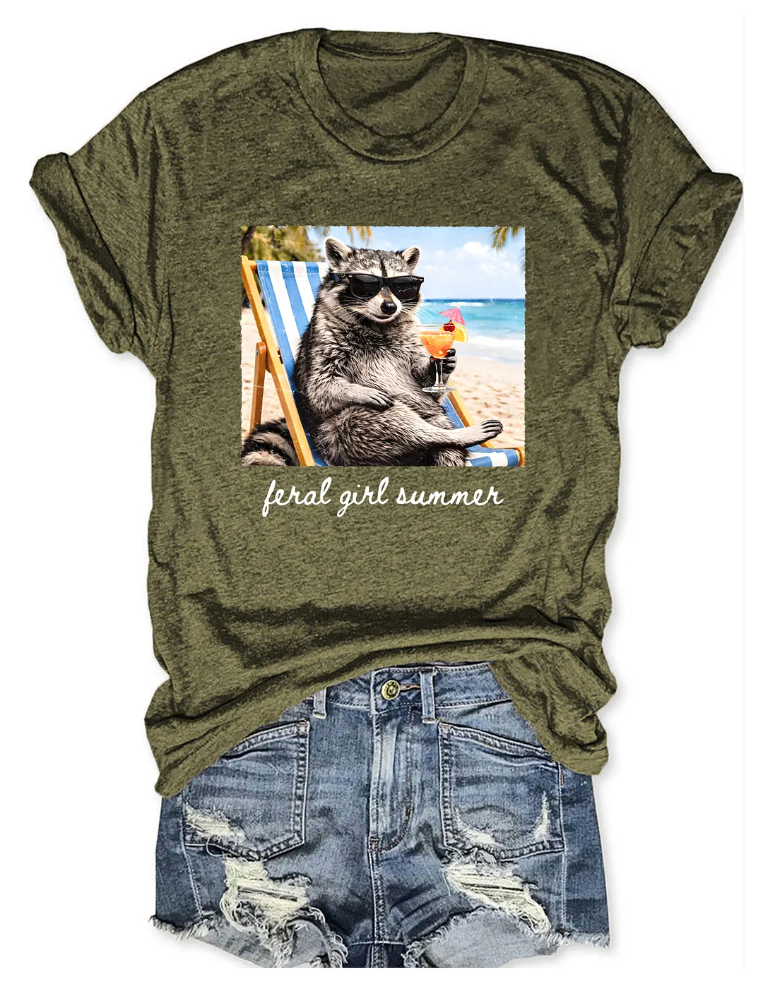 Feral Girl Summer T-shirt