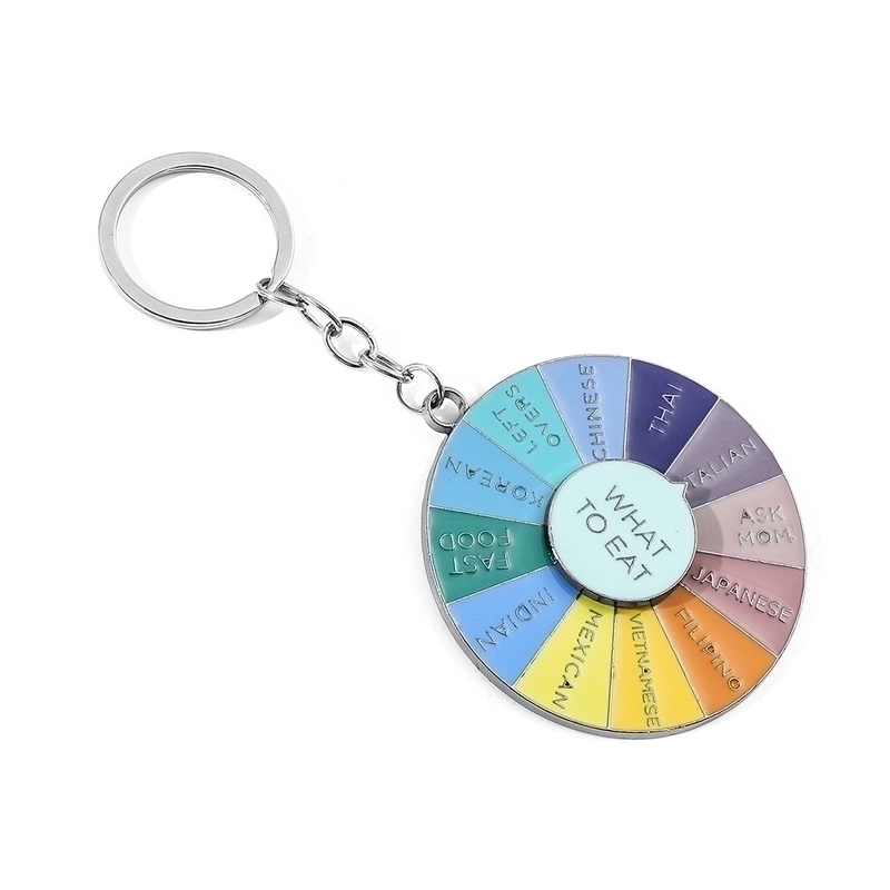 Luxurious Color Block Metal Women’s Bag Pendant Keychain