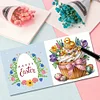 6Pcs Diamond Painting Cake Diamond Painting Greeting Card for Adults Beginners