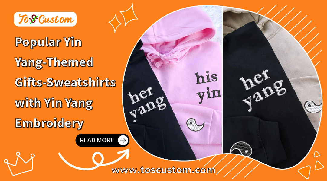 Popular Yin Yang-Themed Gifts-Sweatshirts with Yin Yang Embroidery