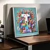 Butterfly Flower I 5D Partial Drill DIY Diamond Painting Kit 30*30cm