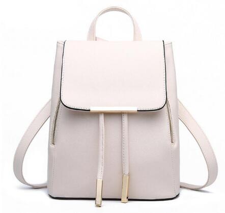 Mature Women Backpack High Quality PU Leather