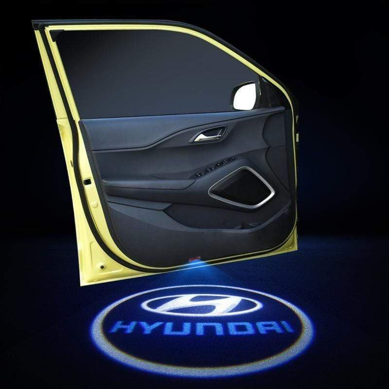 2X Car Led Door Logo Projector Ghost Shadow Light For Hyundai Sonata 2010-2019 voiturehub dxncar