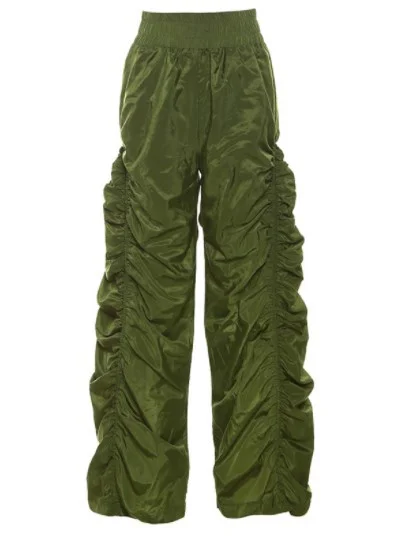 Uveng 2023 Summer Women's New Fashion Street Pat High Waist Raised Hips Loose Trousers With Casual Trousers