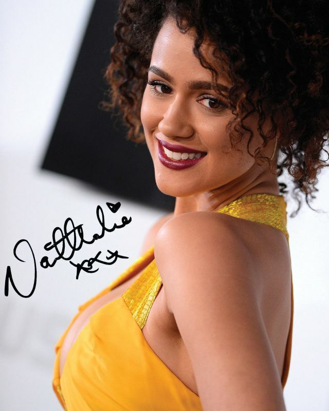 Nathalie Emmanuel Autograph Signed Photo Poster painting Print