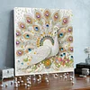 (Pre-Framed)Peacock-Special Shape Diamond Painting Kit(25x25cm)