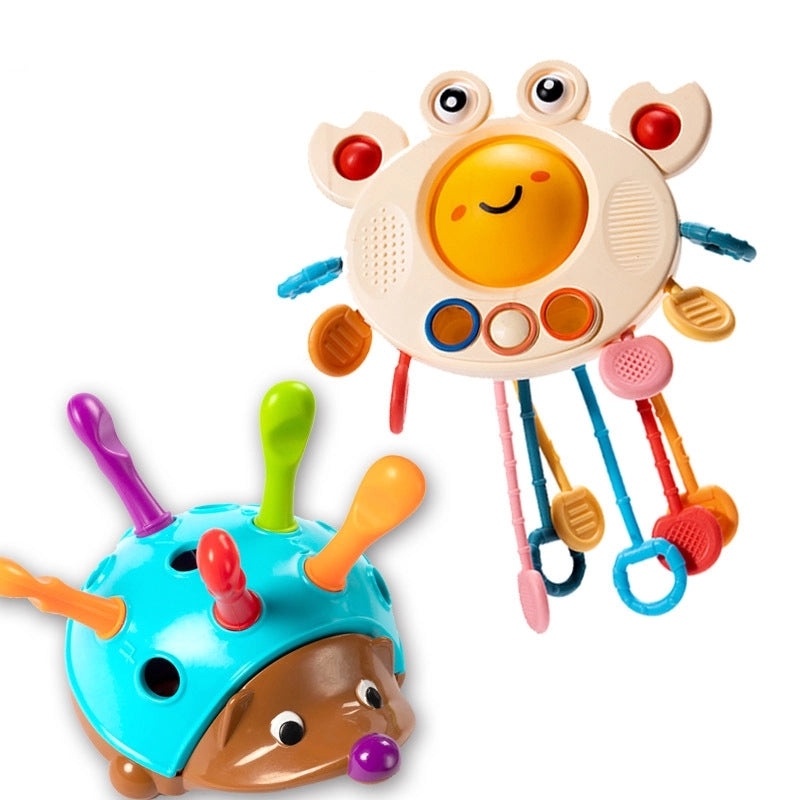 Children’s Little Hedgehog Baby Training Fine Motor Concentration Baby Hand-eye Coordination Puzzle Early Education Toys