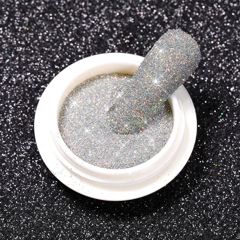 1Box Reflective Glitter Powder For Nails Iridescent Flakes Sequins Pigment Dust Manicures Decoration Chrome Pigment Polish Gel-Nail Inspo