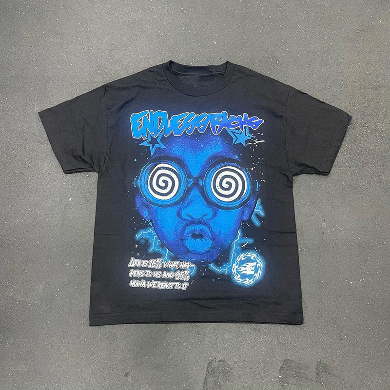 Sopula Y2k Fashion Vintage Endless Graphic T-Shirt - SOPULA