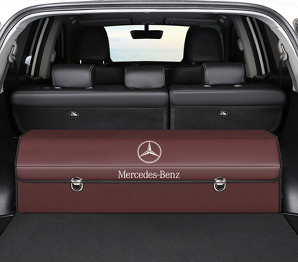 Car Trunk Leather Storage Box