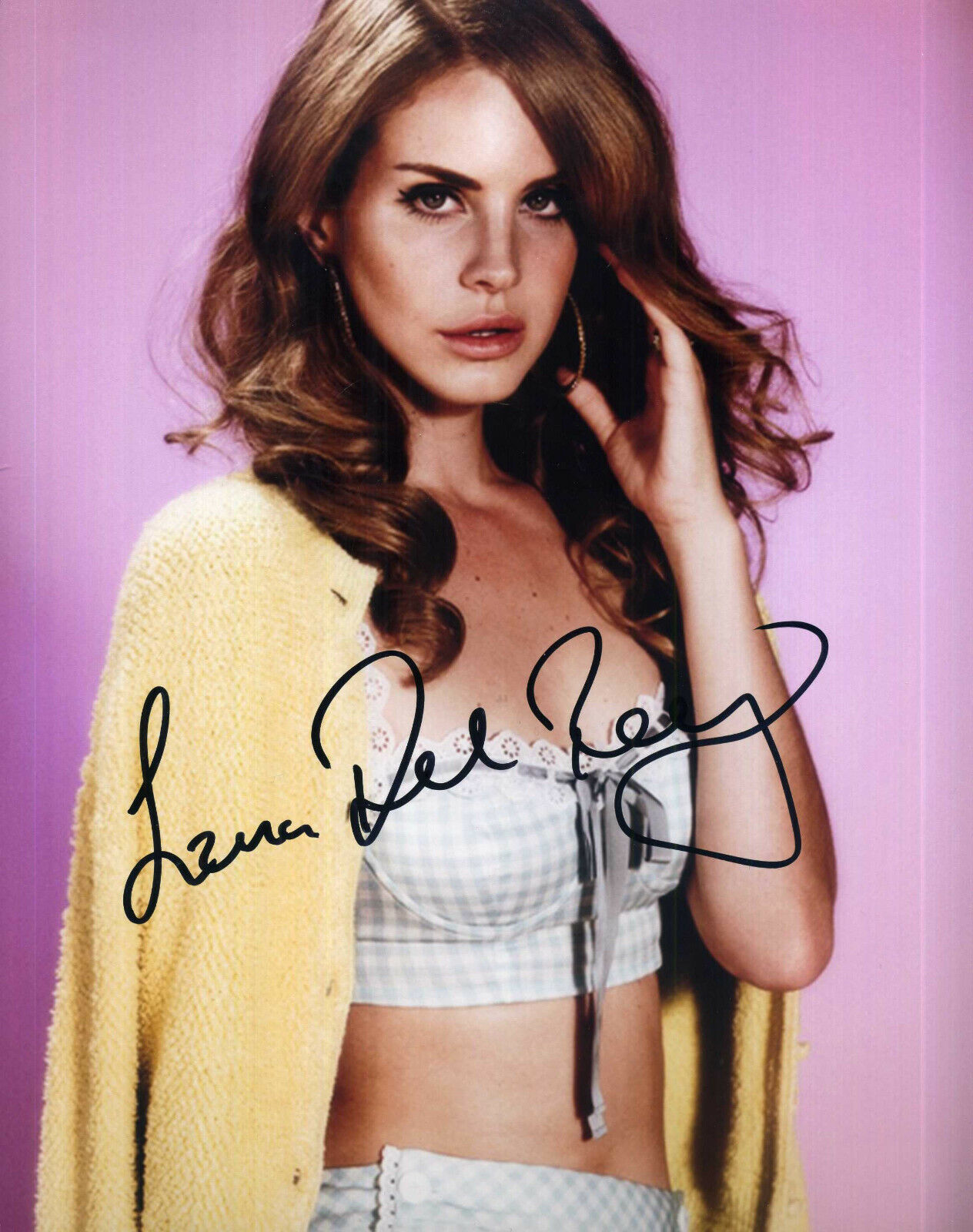 LANA DEL REY Signed Sexy Photo Poster paintinggraph - Pop Singer / Model - Preprint