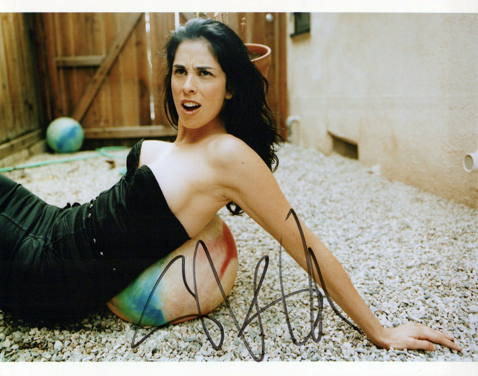 Sarah Silverman glamour shot autographed Photo Poster painting signed 8x10 #8 comedian