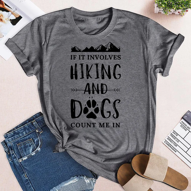 I’d Rather Be Hiking With My Dog T-Shirt-04491-Annaletters