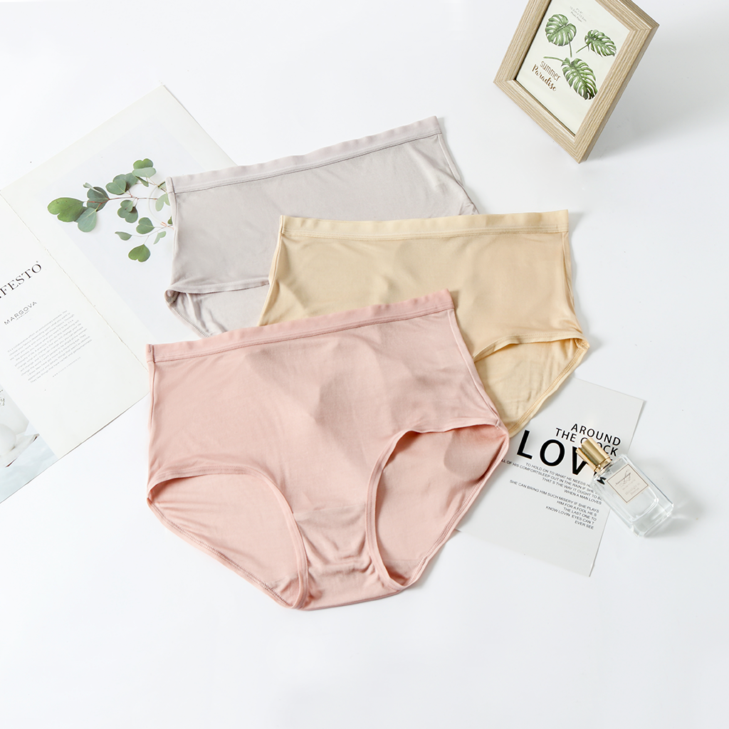 100% Mulberry Silk Panties for Women 3-Pack REAL SILK LIFE