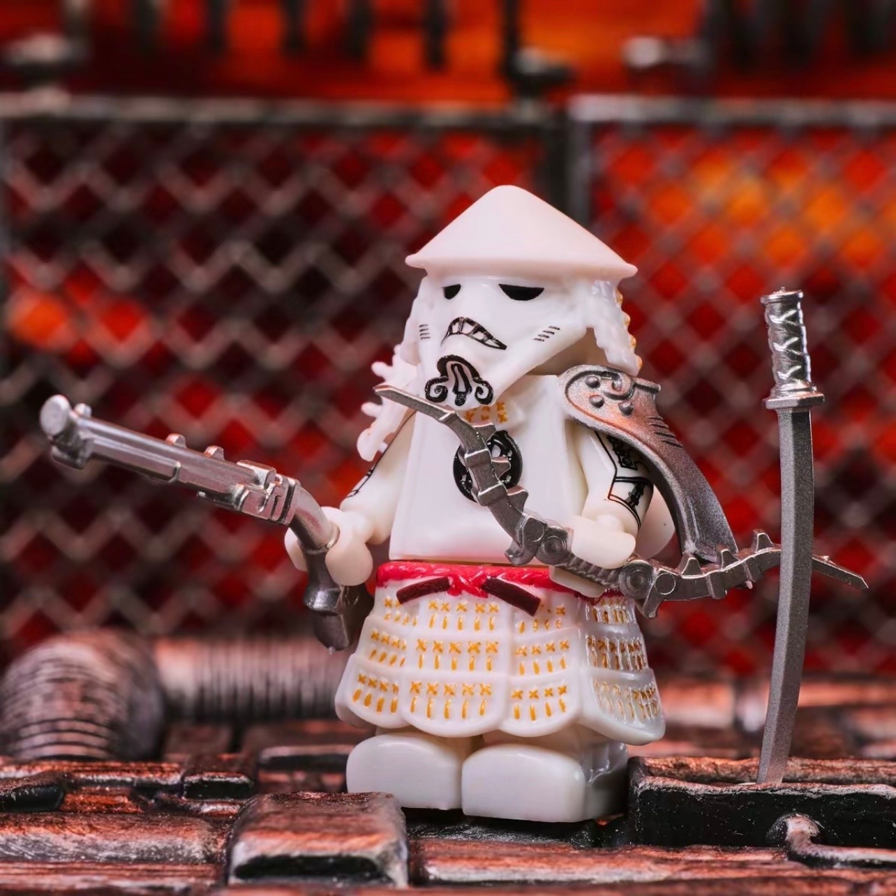Star Wars Samurai Stormtrooper Minifigure Collection - Feudal Japanese Armor Imperial Soldiers