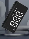 Car HUD Big Font Digital HUD Security Alarm Digital Speedometer Auto Accessories