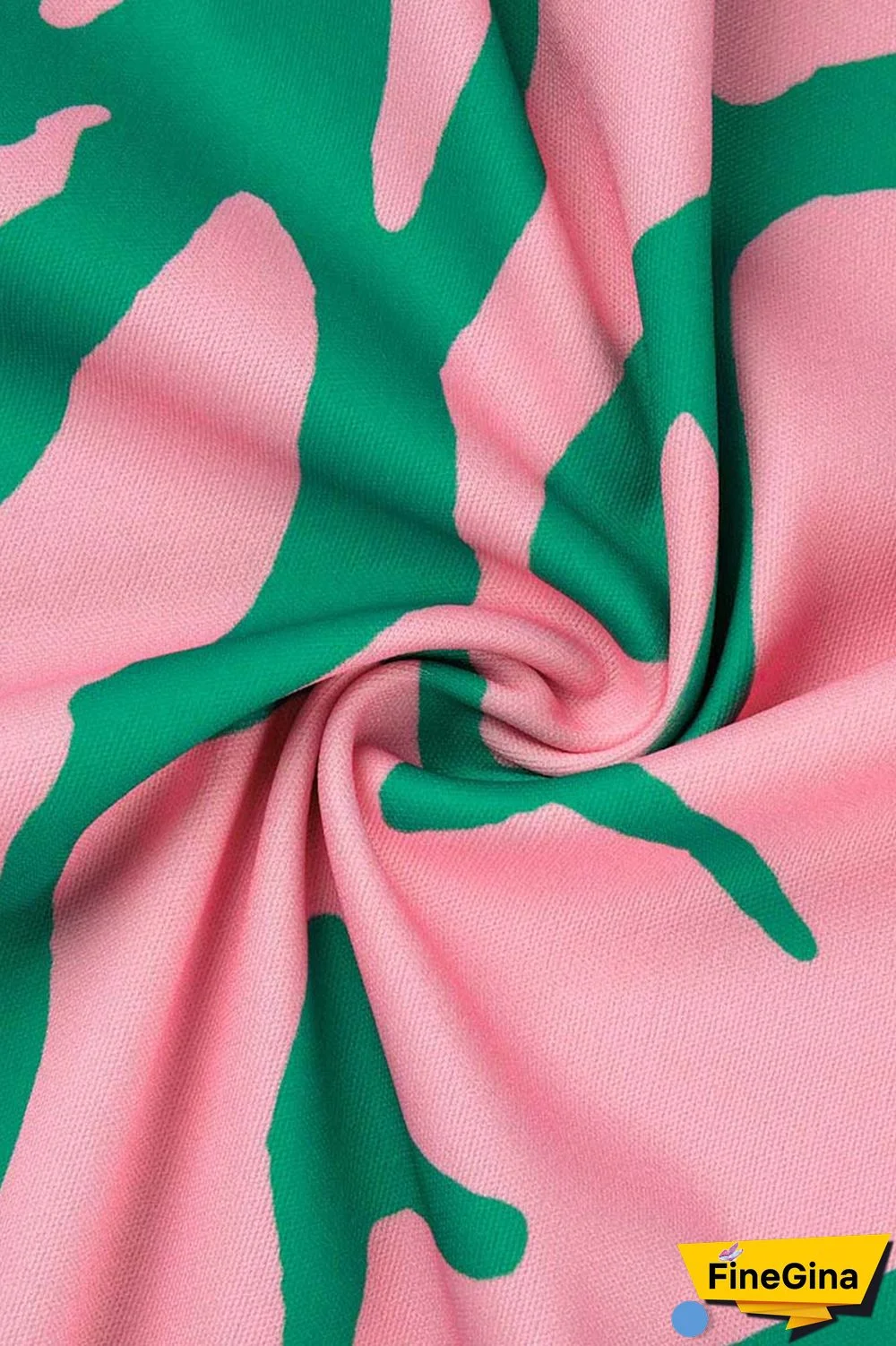 Khaki Casual Print Patchwork O Neck Long Sleeve Dresses