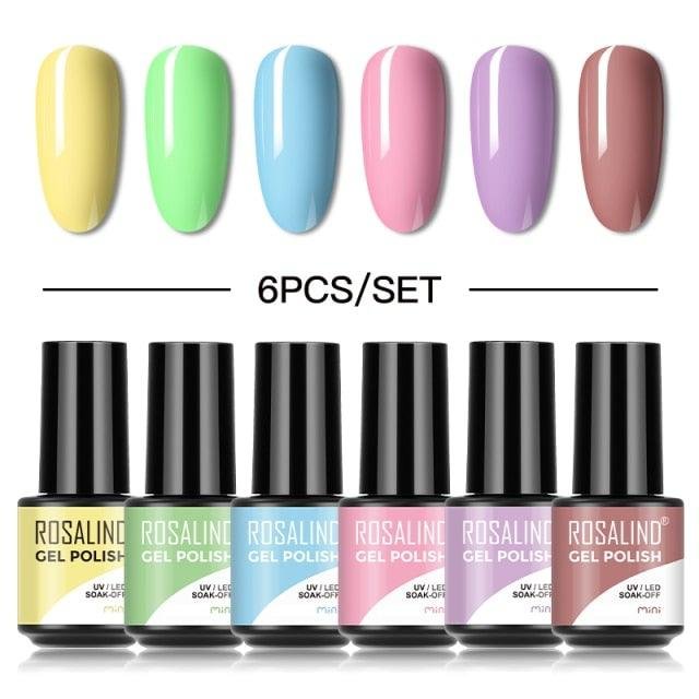 Colorful Gradient - 6 PCS