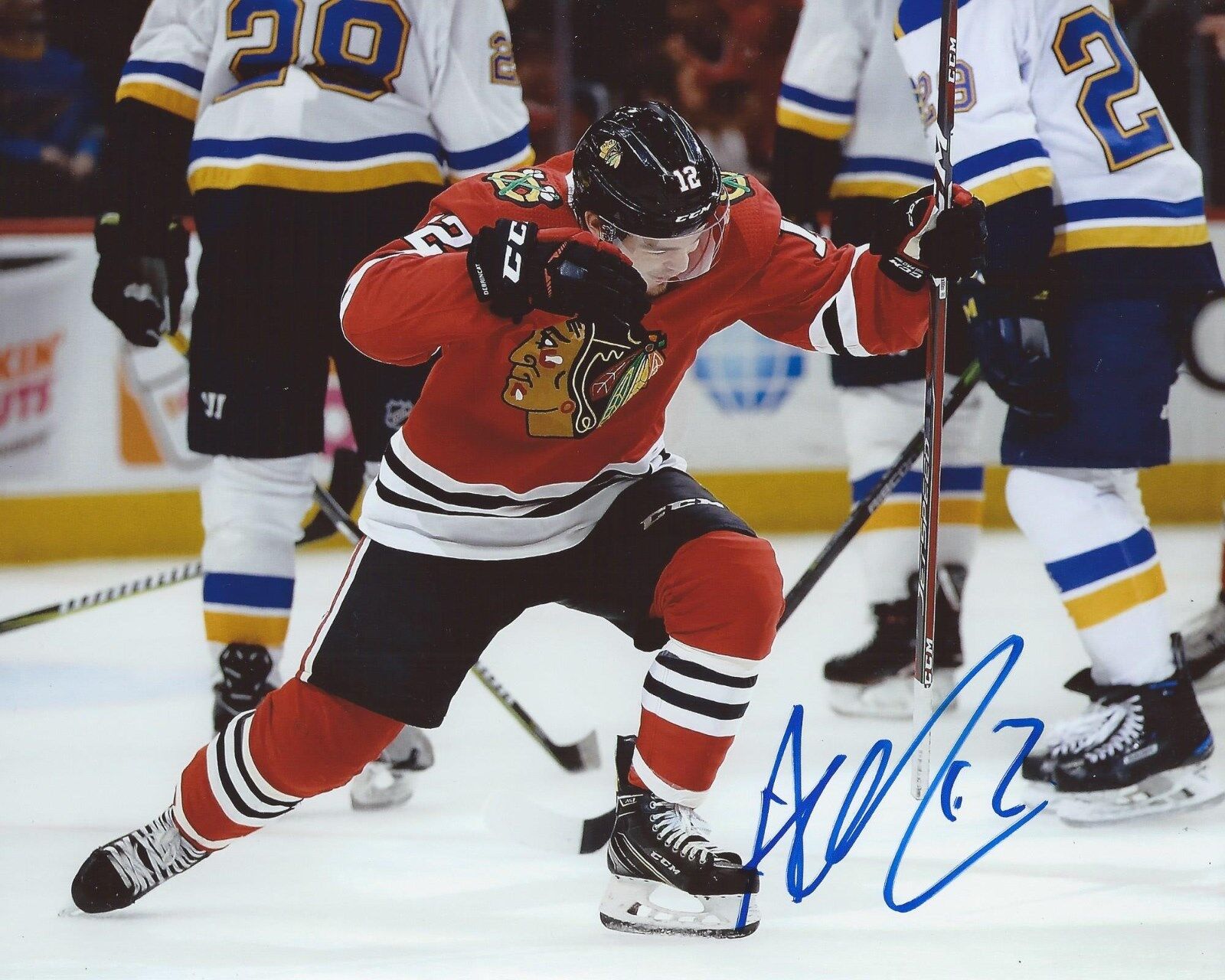 Alex DeBrincat Signed 8x10 Photo Poster painting Chicago Blackhawks Autographed COA B