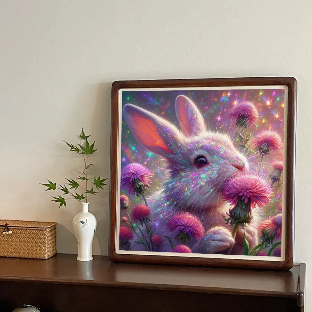 Diamond Painting - Full Round Drill - Rabbit(Canvas|40*40cm)