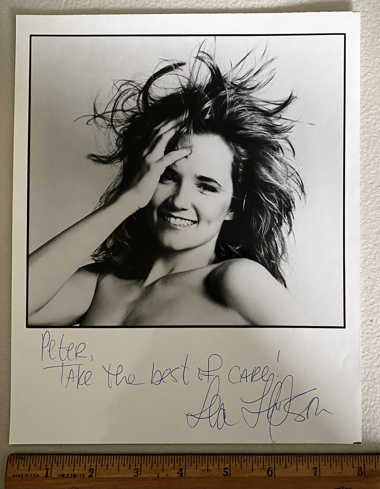 LEA THOMPSON Signed 8x10 Photo Poster paintinggraph Autographed Picture All The Right Moves