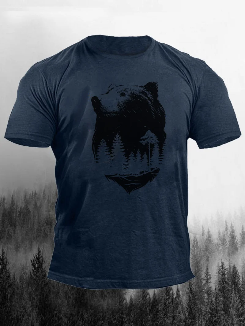 Outdoor Bear Graphic Men's T-Shirt in  mildstyles