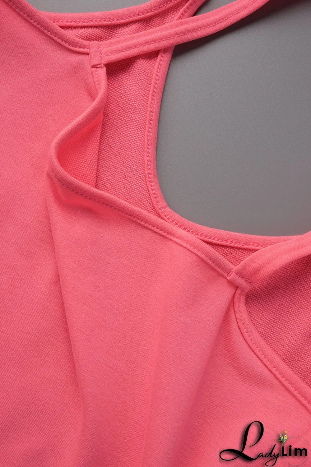 Yellow Casual Sportswear Simplicity Solid Bandage Vests Spaghetti Strap Sleeveless Two Pieces