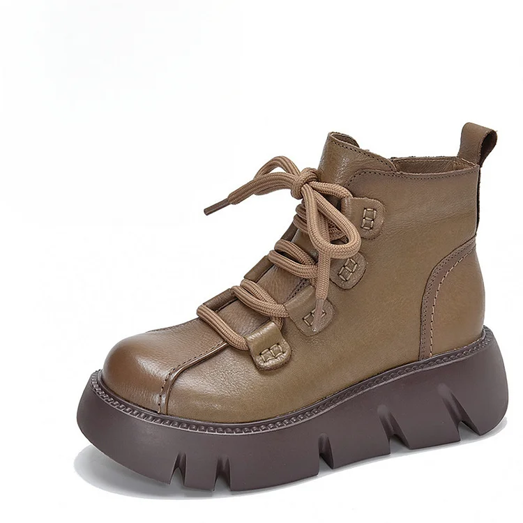 Classic Lace-Up Thick Bottom Martin Boots