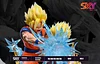 WCF Scale Famous Scene Series 002 Son Gohan & Son Goku's Kamekameha with LED - Dragon Ball Resin Statue - Sky Top Studios