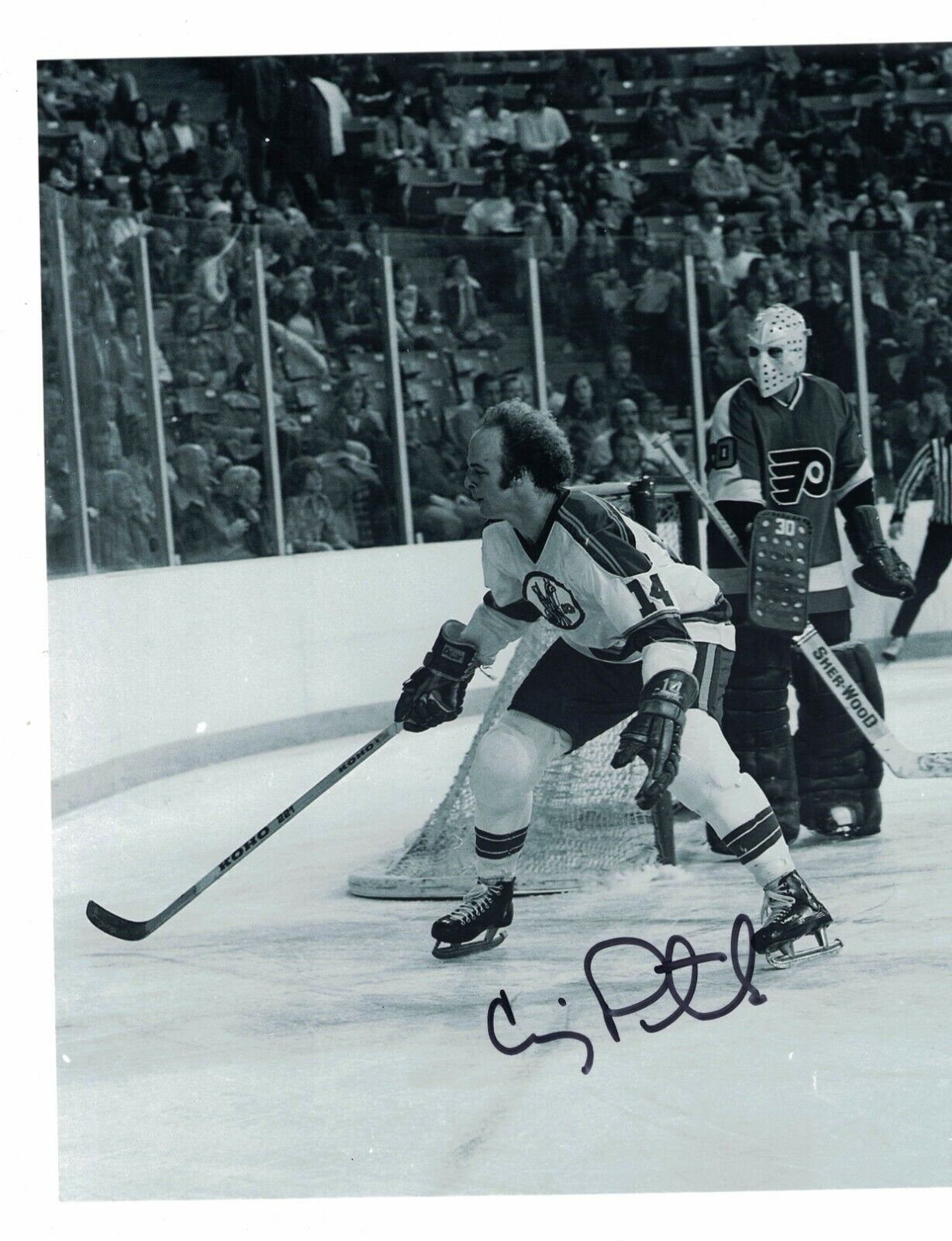 Craig Patrick Kansas City Scouts Signed 8 x 10