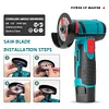 12V 3 Inch Brush Mini Angle Grinder Rechargeable Cutting Polishing Machine