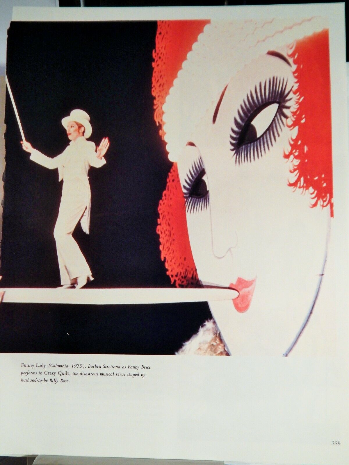 FUNNY LADY (1975, BARBRA STREISAND) MOVIE Photo Poster painting (1985 reprint)