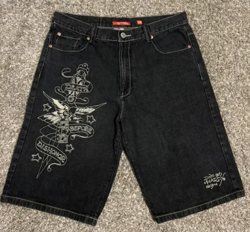Ueong JNCO Jeans High Street Goth Vintage Casual Loose Printed Wide-Legged Trousers