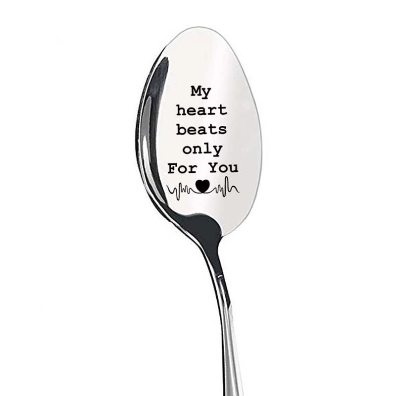 Wedding Valentine’s Day Gifts Stainless Steel Long Handle Spoon Household
