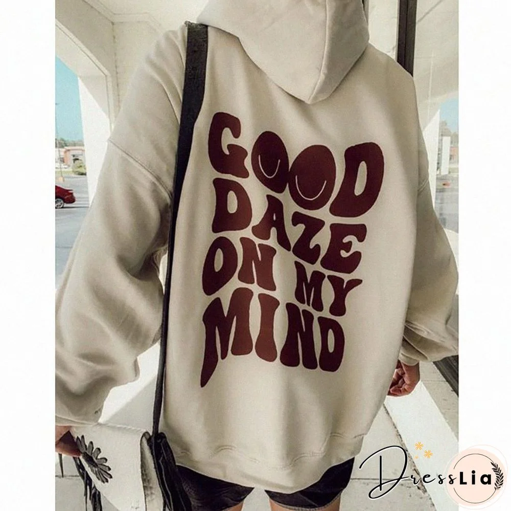 Good Daze Print Women's Hoodie