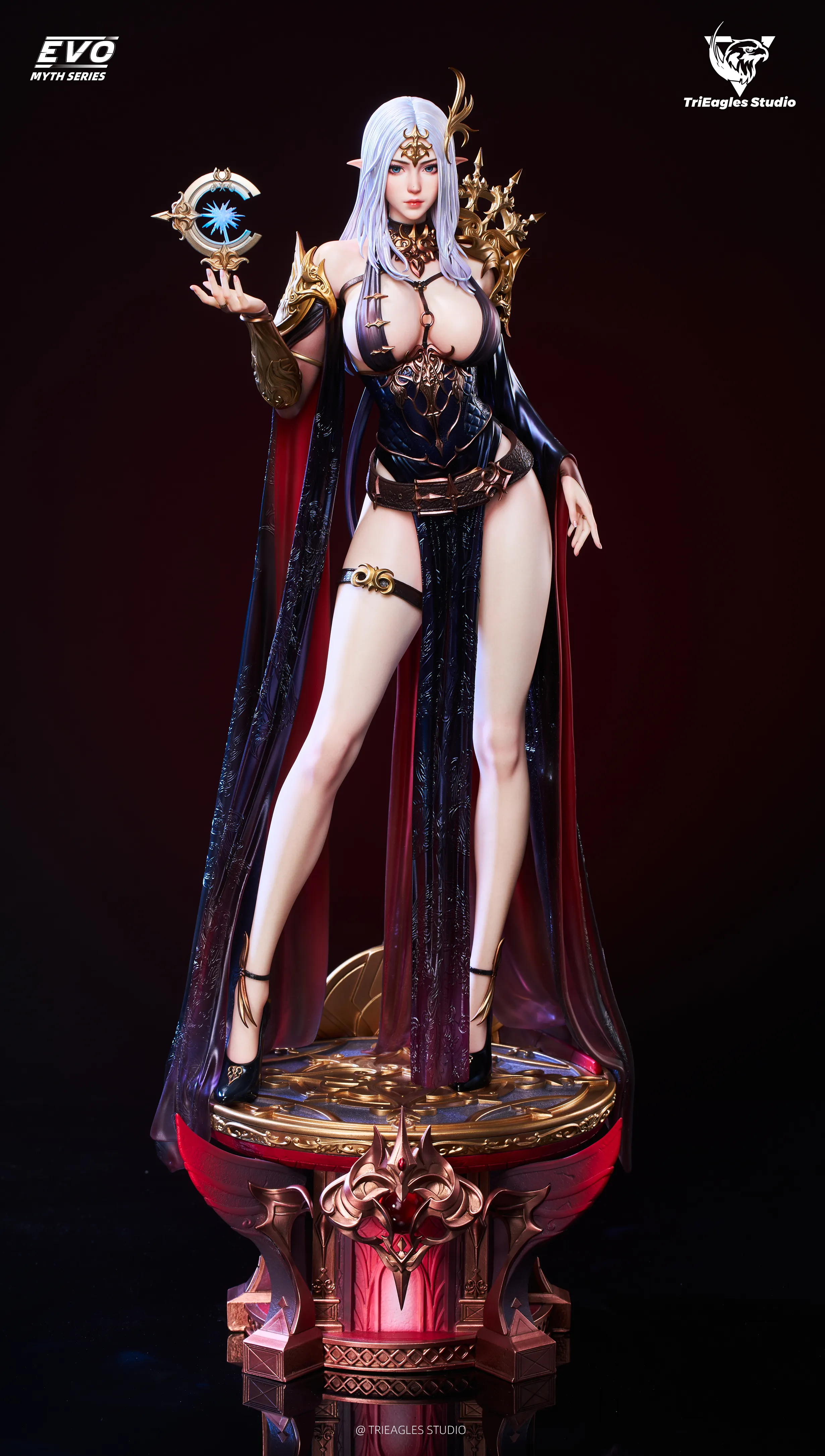 TriEagles Studio - EVO Myth Series Astral Dark Elf Ayla 1/4 Statue (Licensed)-