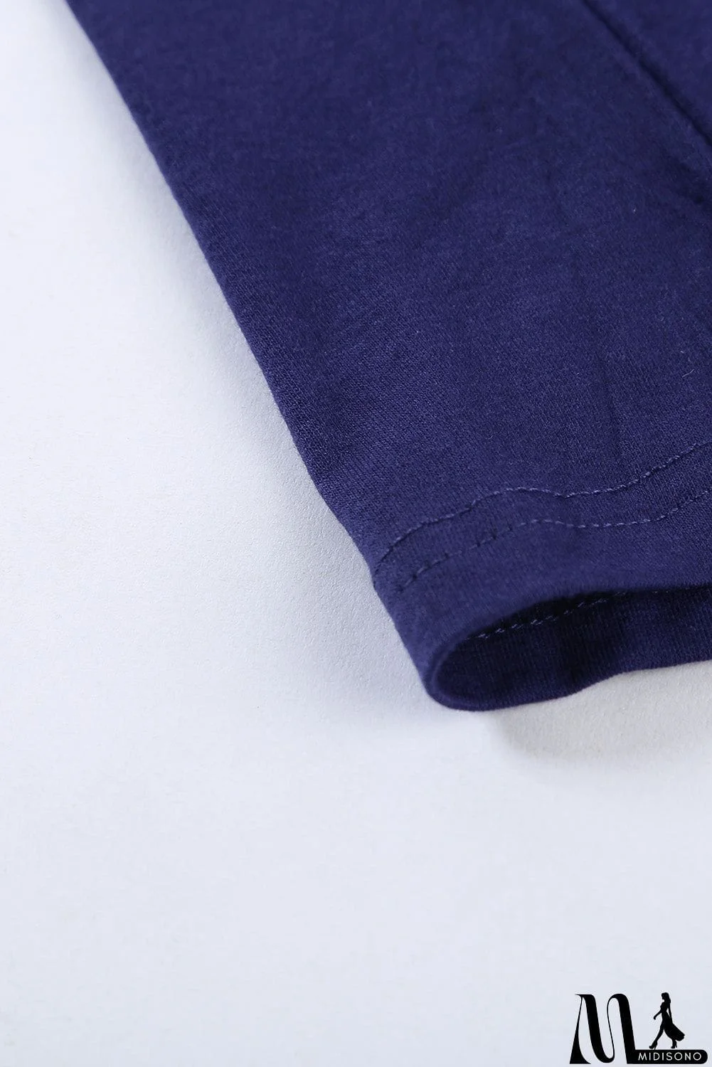 MidiSono - Solid Color Crew Neck Tank