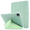 Applicable to iPad10 generation pen slot protective cover Air45 acrylic hard shell Pro11 deformed Y-fold leather case MINI