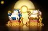 Lucky Rich Snorlax - Pokemon Resin Statue - TaiYangMoWan Studio