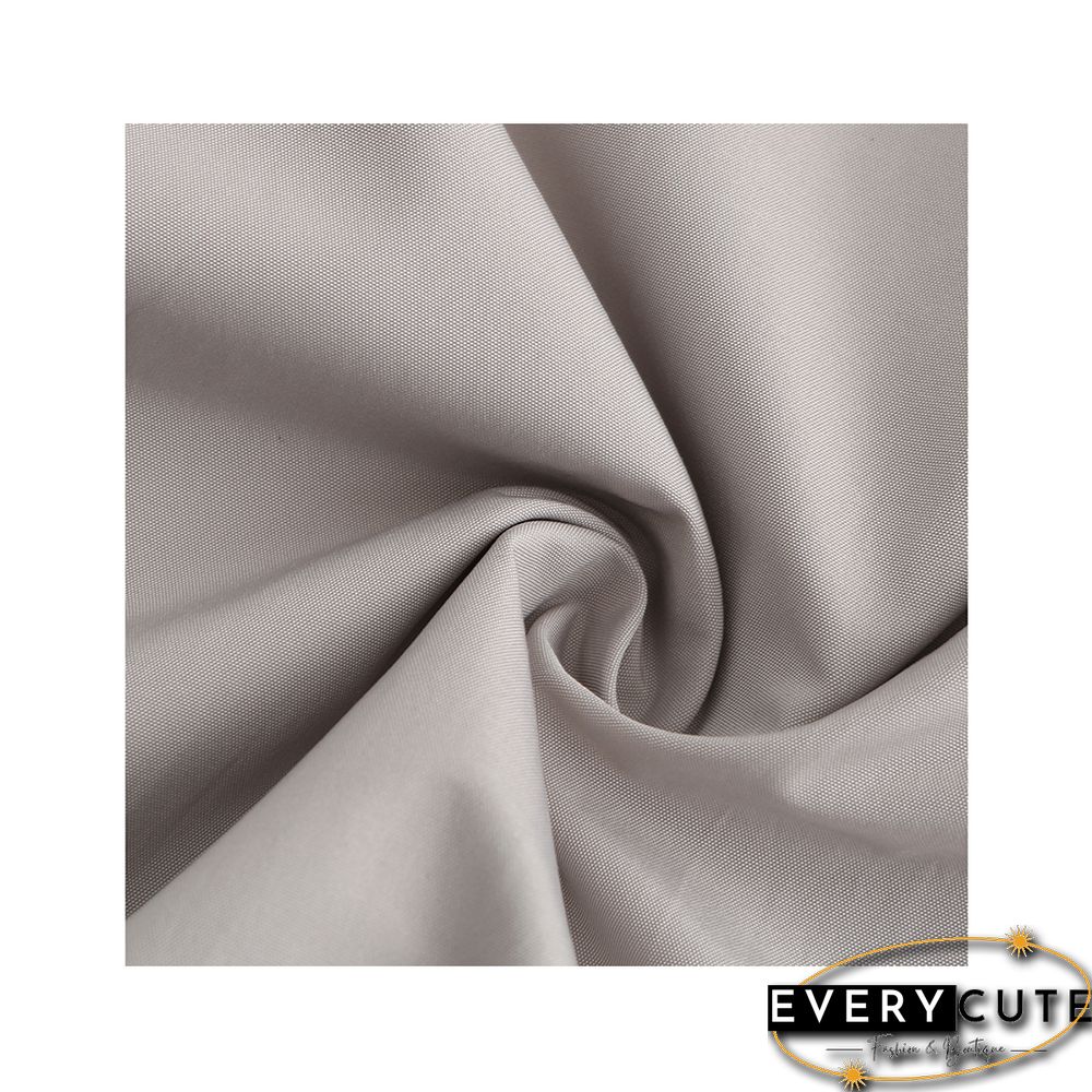 Light Gray Weatherproof Hooded Outdoor Rainproof Coat