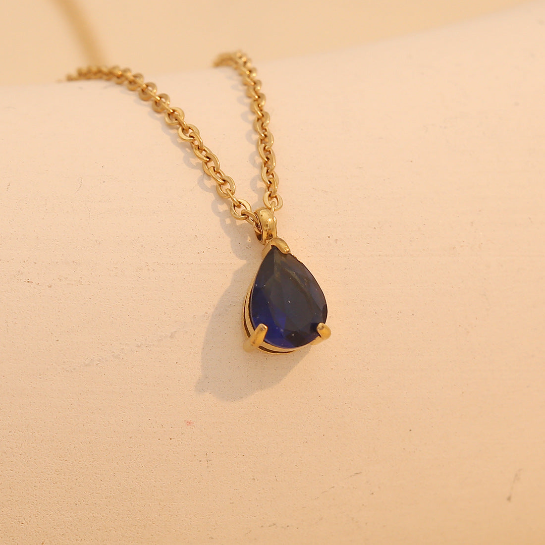 12 Birthday Pendant Necklace Fashion Color Drop Necklace Clavicle Chain N1476