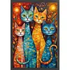 Cat-14CT Stamped Cross Stitch 40*60cm tapestrymarket