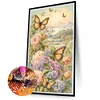 (40*70cm)Butterfly Flower - Full Round Drill Diamond Painting
