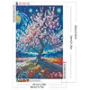(40*60cm)DIY Full Round Drill Diamond Painting-Flower Tree