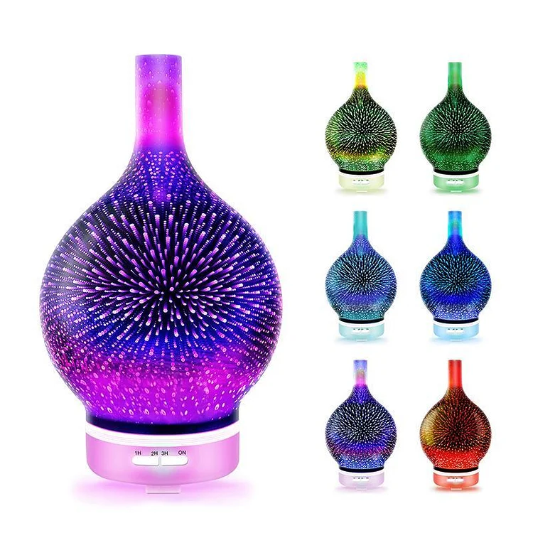 Colorful Glass Aroma Humidifier | 168DEAL